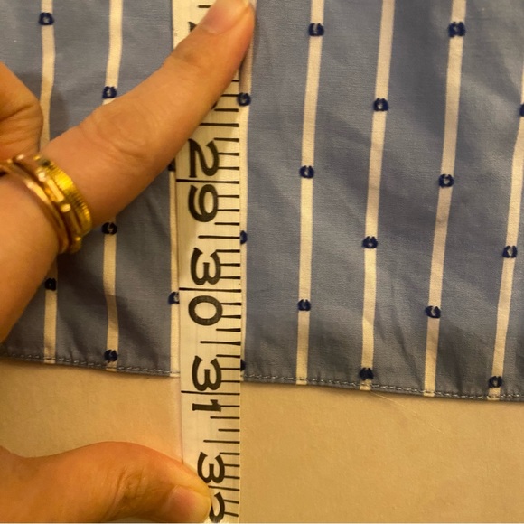 Ammara Maya long sleeve button down cotton structured blouse slouchy sleeves - Picture 13 of 16